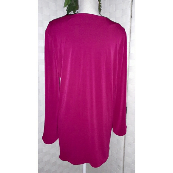 Lauren Ralph Lauren Keyhole Front Georgette Tunic - Picture 7 of 16